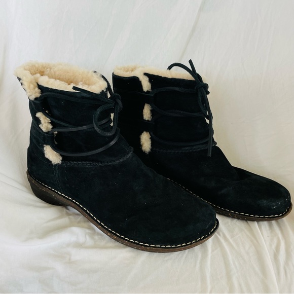UGG Australia Caspia Boots, Black (Size 11) - Picture 7 of 11